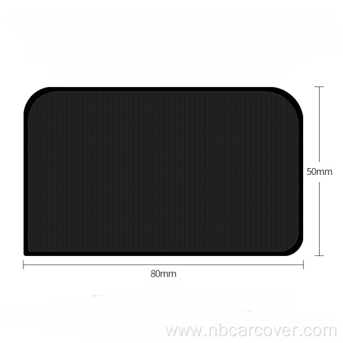 Adjustable size magnet static cling vinyl car sunshade